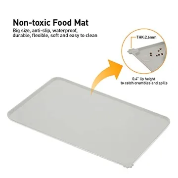 YEACHA Elevated Cat Bowls Set with Automatic Water Dispenser