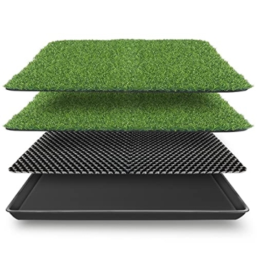 OLONBIN Dog Grass Pads - Easy Indoor Outdoor Puppy Training