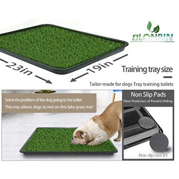 OLONBIN Dog Grass Pads - Easy Indoor Outdoor Puppy Training
