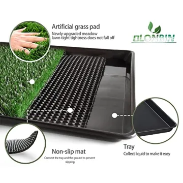 OLONBIN Dog Grass Pads - Easy Indoor Outdoor Puppy Training