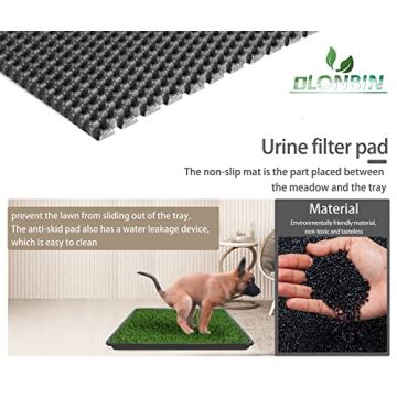 OLONBIN Dog Grass Pads - Easy Indoor Outdoor Puppy Training
