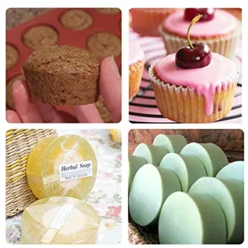 BAKER DEPOT Silicone Mold for Baking & Crafts - Set of 2