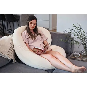 Pharmedoc C-Shape Pregnancy Pillow for Ultimate Comfort