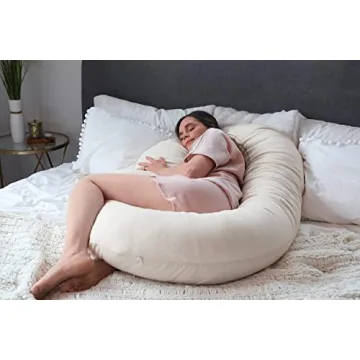 Pharmedoc C-Shape Pregnancy Pillow for Ultimate Comfort