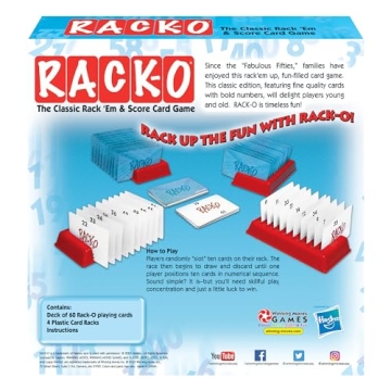 Rack-O Retro Family Strategy Game by Winning Moves USA