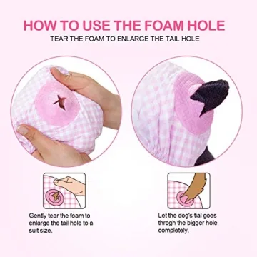 Pet Soft Disposable Dog Diapers with Adjustable Foam Tail Hole