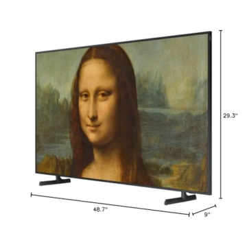 SAMSUNG QN55LS03BA 55 inch The Frame QLED 4K UHD Smart TV Bundle