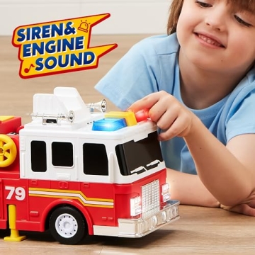 Extra Large JOYIN Fire Truck Toy with 33-inch Ladder
