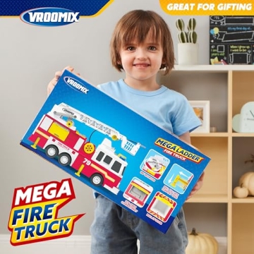 Extra Large JOYIN Fire Truck Toy with 33-inch Ladder