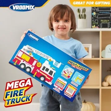 Extra Large JOYIN Fire Truck Toy with 33-inch Ladder