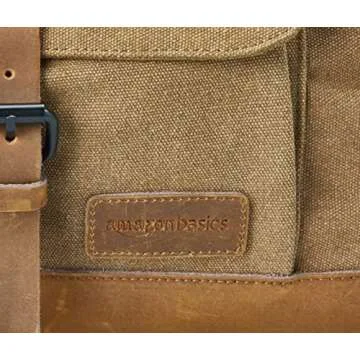 Amazon Basics Canvas Travel Weekender Duffel Bag