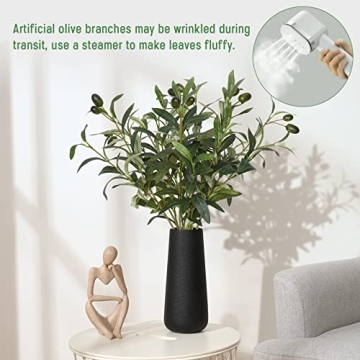 Waipfaru Faux Olive Branches for Lifelike Decor