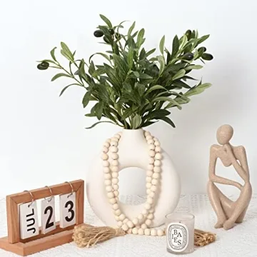 Waipfaru Faux Olive Branches for Lifelike Decor