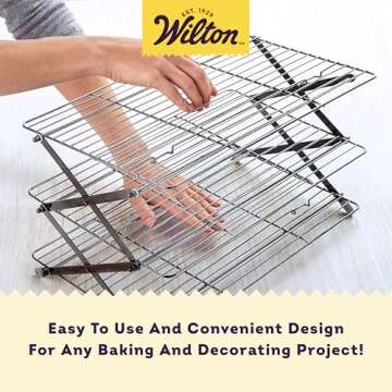 Wilton 3-Tier Folding Cooling Rack for Cookies and Treats
