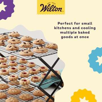 Wilton 3-Tier Folding Cooling Rack for Cookies and Treats