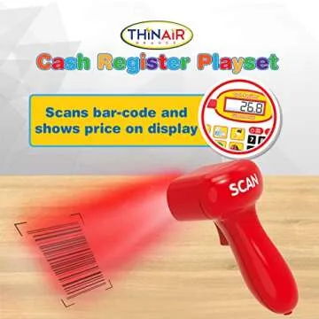 Talking Cash Register for Kids with Lights and Sounds