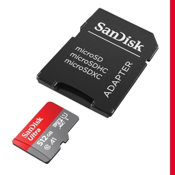 SanDisk 512GB Ultra microSDXC UHS-I Card with Adapter