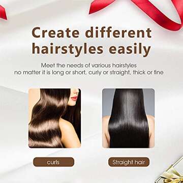 Pink Hot Comb for Fast Hair Straightening - Versatile & Safe