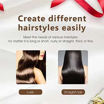 Pink Hot Comb for Fast Hair Straightening - Versatile & Safe