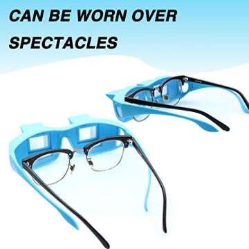 Prism Glasses for Comfortable Reading and TV Watching