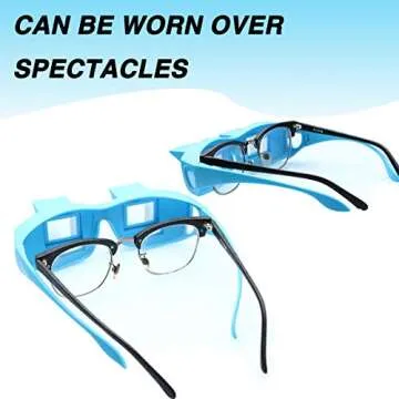 Prism Glasses for Comfortable Reading and TV Watching