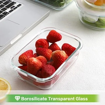 Airtight Glass Food Storage Set - 18 Pieces