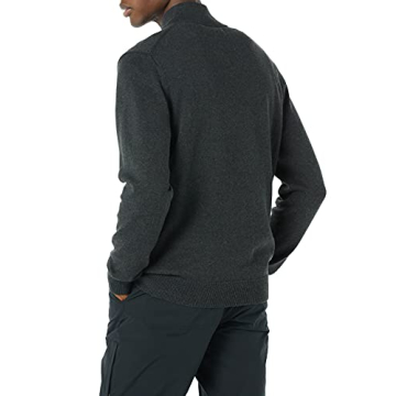 Amazon Essentials Men's Cotton Quarter-Zip Sweater Comfort Fit