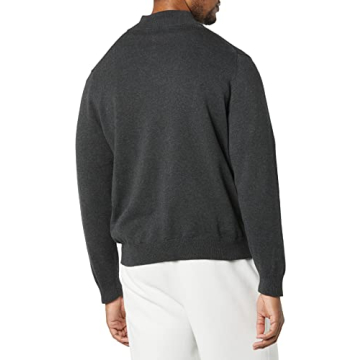 Amazon Essentials Men's Cotton Quarter-Zip Sweater Comfort Fit