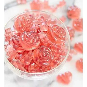 Alimat PluS Silicone Gummy Molds Candy Molds with 2 Droppers, Chocolate Molds Including Mini Dinosaur, Cat Claw, Hearts, Flowers, Bear Shape Gummie Molds, Pack of 5 for 210 Gummies