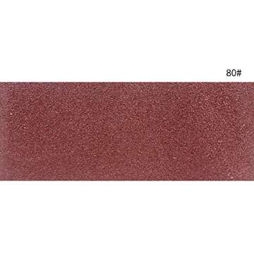Coceca 3x21 Inches Sanding Belts (75x533mm), 12pcs 80 Grits Aluminum Oxide Sanding Belt for Belt Sander