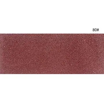 Coceca 3x21 Inches Sanding Belts (75x533mm), 12pcs 80 Grits Aluminum Oxide Sanding Belt for Belt Sander