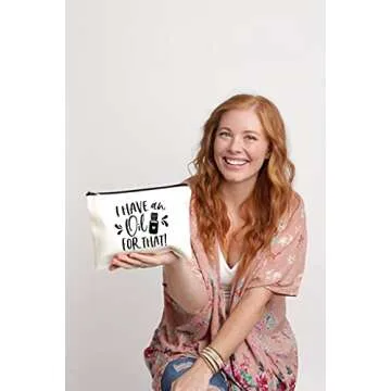 Essential Oil Bag, I Have An Oil For That Zipper Pouch, Carrying Case for Purse, Travel Bag, Aromatherapy Makeup Bag, Cosmetic Case, Essential Oils Holder