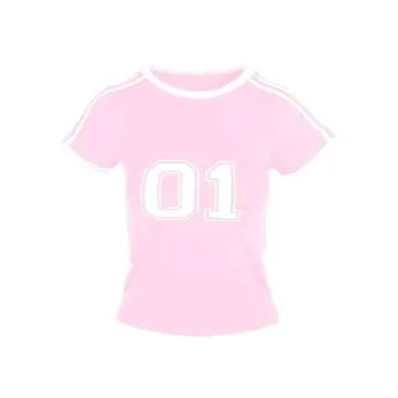 Imily Bela Womens Summer Crop Tops Y2k Baby Tees Cute Letter Print Short Sleeve Vintage T Shirt