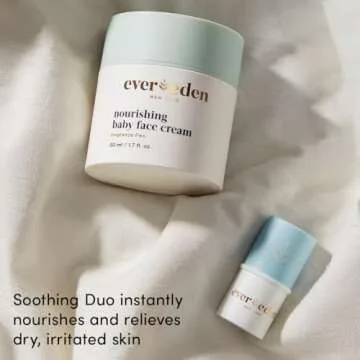 Evereden Nourishing Baby Face Cream 1.7 oz. | Non-Toxic and Fragrance-Free Baby Face Lotion | Rich, Non-Greasy Baby Moisturizing Cream | Baby Face Moisturizer with Clean Ingredients