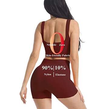 Comfortable Seamless Workout Set for Women - niyokki