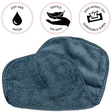 S&T INC. Makeup Remover Wipes for Skin Care, Reusable Makeup Wipes or Face Towels, Travel Essentials...