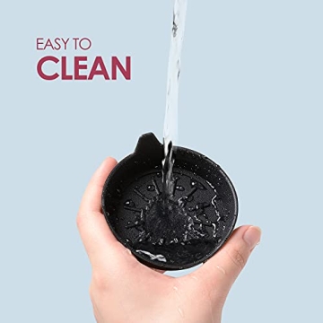 LEORAY Silicone Car Cup Coasters 4 Pack Spill-Proof Universal Fit