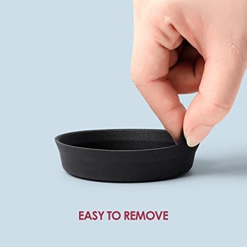 LEORAY Silicone Car Cup Coasters 4 Pack Spill-Proof Universal Fit