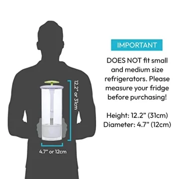 NOVART XXL Herb Keeper for Fresh Herbs and Greens