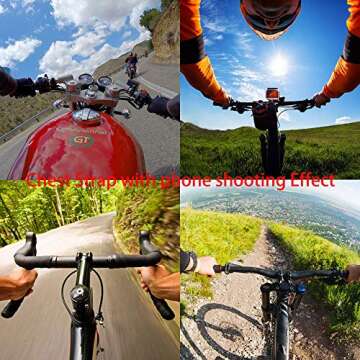 Mobile Phone Chest Strap Mount,Harness Strap Holder Universal Cell Phone Clip for Action Camera POV Compatible with Gopro Akaso Samsung iPhone etc