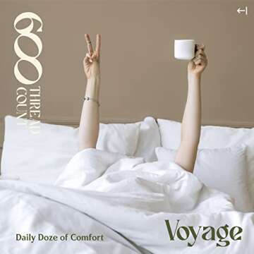 Mayfair Linen 100% Egyptian Cotton Sheets Queen Size - 600 Thread Count Sheets Queen, 4 PC White Luxury Sheets Queen Size, Extra Soft, Cooling Sateen Weave Deep Pocket Sheet, Fits Mattress Upto 18"