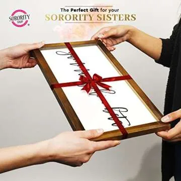 Zeta Tau Alpha Wall Art - 17" x 9" Decorative Sign