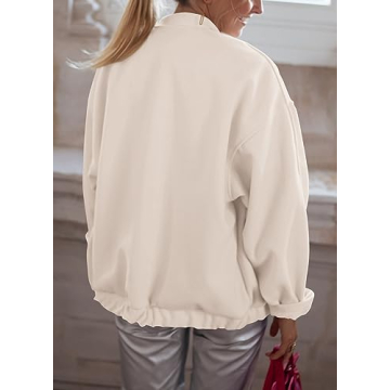 PRETTYGARDEN Fall Varsity Bomber Jacket for Women