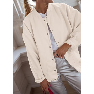 PRETTYGARDEN Fall Varsity Bomber Jacket for Women