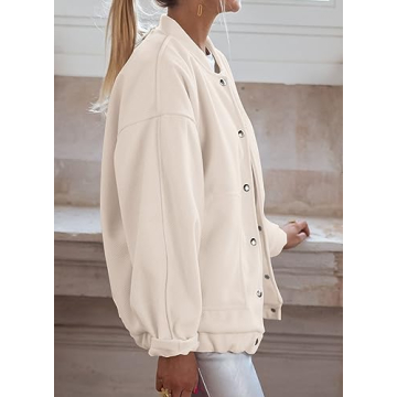 PRETTYGARDEN Fall Varsity Bomber Jacket for Women