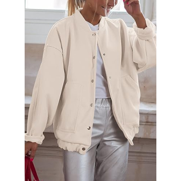 PRETTYGARDEN Fall Varsity Bomber Jacket for Women