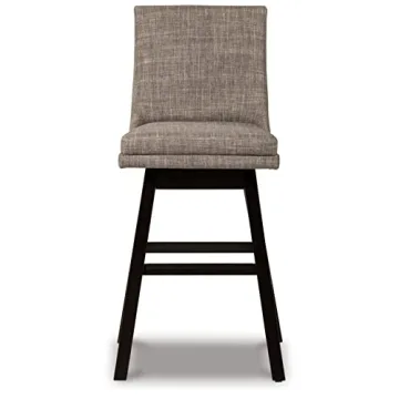 Stylish Tallenger Upholstered Swivel Barstools Set of 2