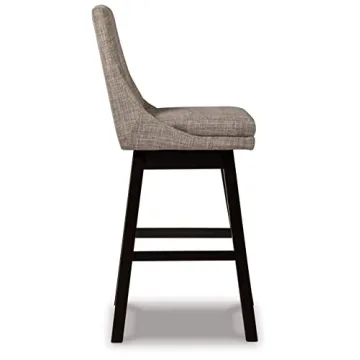 Stylish Tallenger Upholstered Swivel Barstools Set of 2