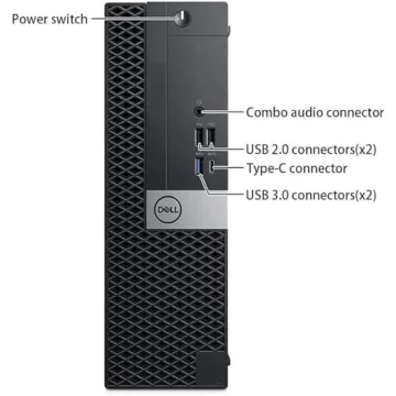 Dell OptiPlex 7050 SFF Desktop Computer PC, Intel Core i7-6700, 16 GB RAM, 512 GB SSD, Keyboard & Mo...