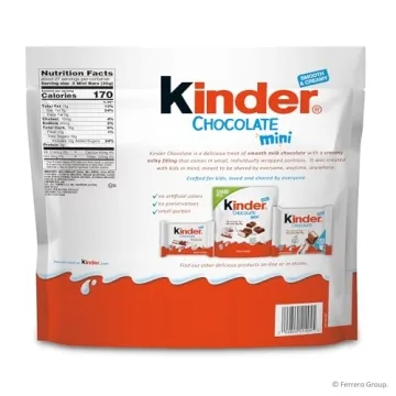 Delicious Kinder Chocolate Mini Bulk Pack - 138 Chocolates